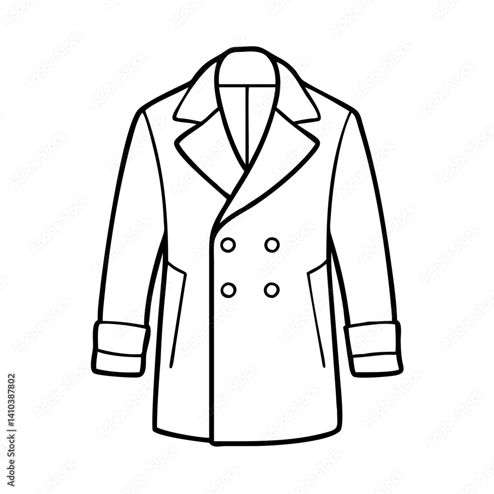 peacoat icon, peacoat vector illustration-simple illustration of peacoat, perfect for peacoat logos and icons peacoat icon, peacoat vector illustration-simple illustration of peacoat, perfect for peacoat logos and icons
