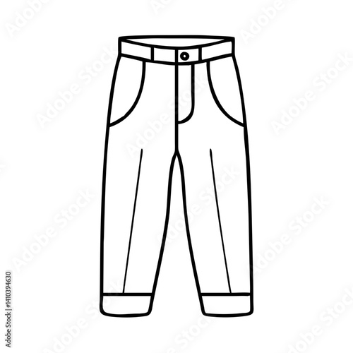 chinos icon, chinos vector illustration-simple illustration of chinos, perfect for chinos logos and icons