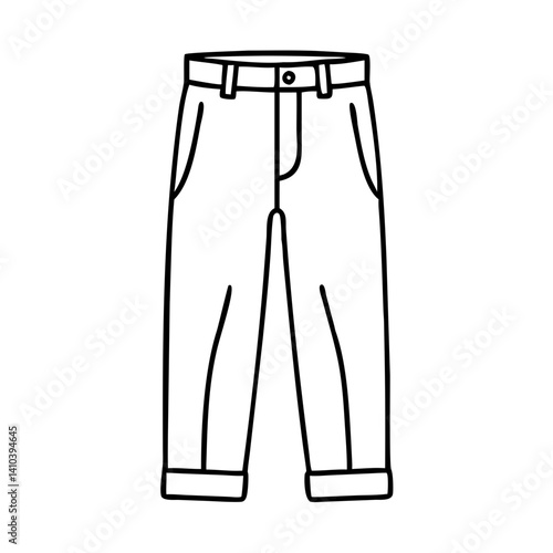 chinos icon, chinos vector illustration-simple illustration of chinos, perfect for chinos logos and icons