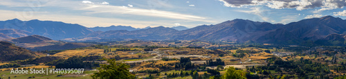 Obraz na płótnie Scenic View from Arrow Junction Lookout Point, near Queenstown, South Island, New Zealand w salonie