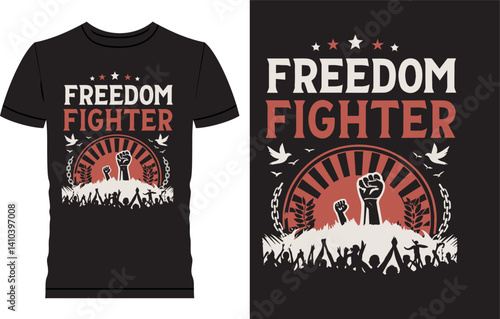 Freedom Fighter T Shirt Design