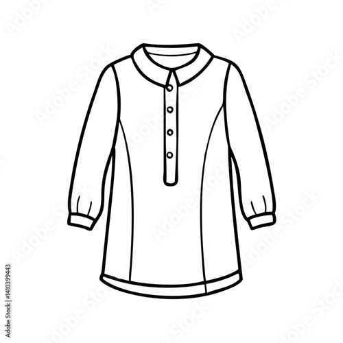 tunic icon, tunic vector illustration-simple illustration of tunic, perfect for tunic logos and icons
