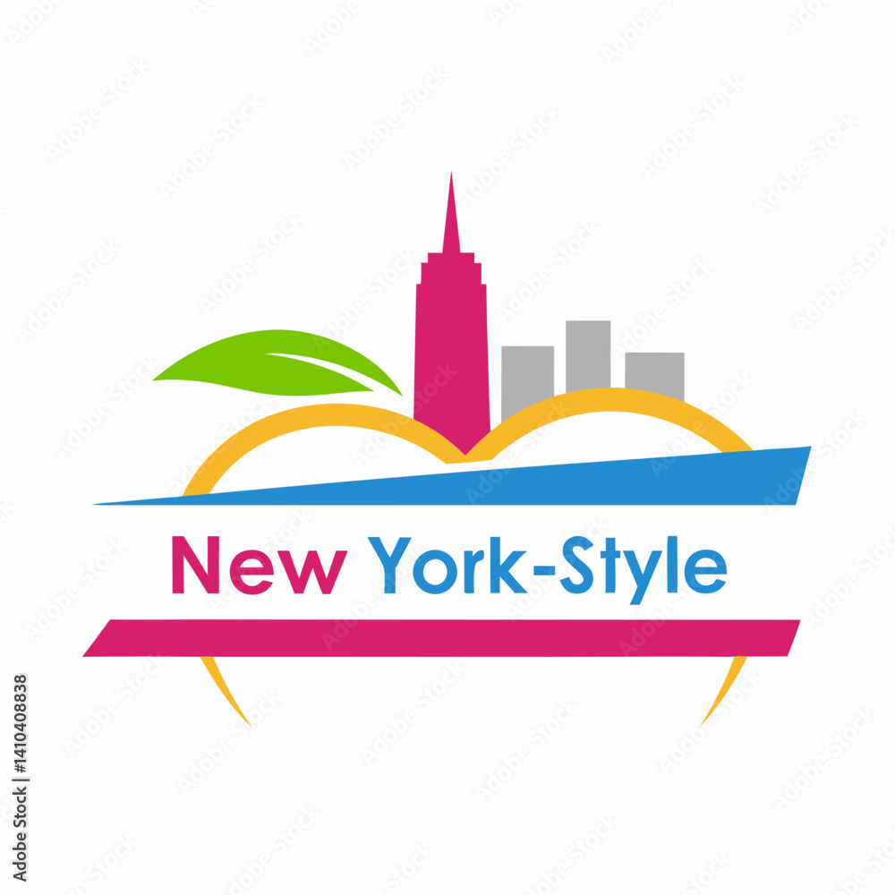 Naklejka premium new york city skyline