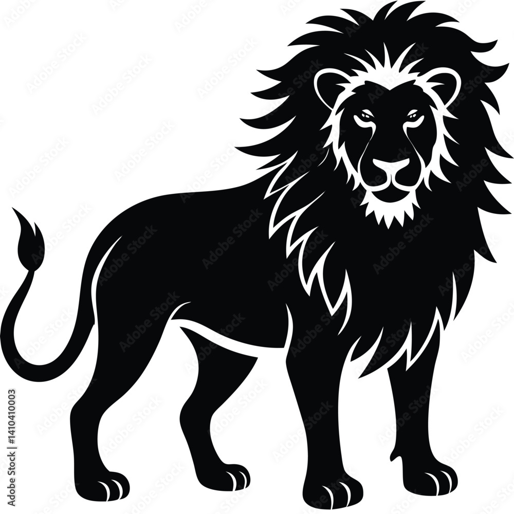 Obraz premium brave lion