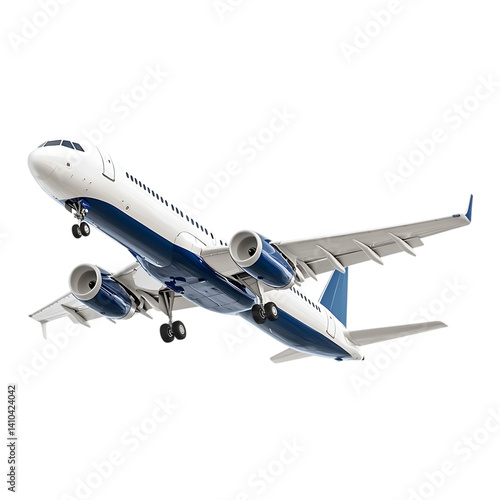 Commercial Airplane Taking Off A Stunning View of Air Travel