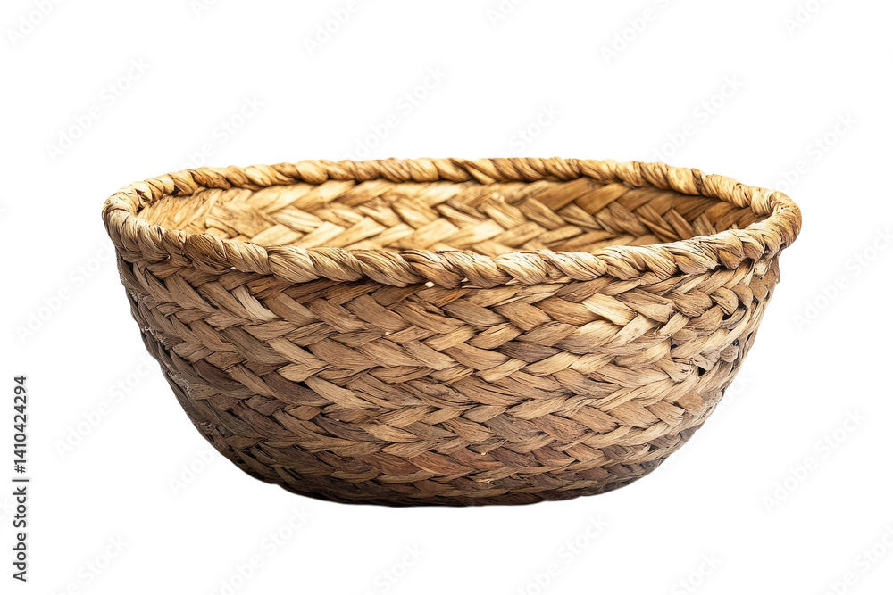 Handwoven Seagrass Bowl Rustic Craftsmanship Detailed Texture Isolated on on transparent background Handwoven Seagrass Bowl Rustic Craftsmanship Detailed Texture Isolated on on transparent background