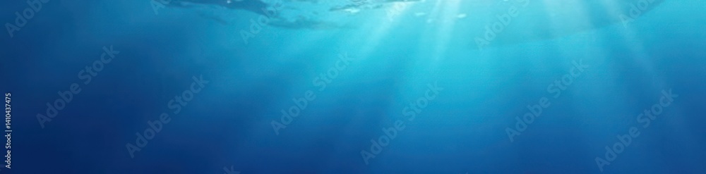 Obraz premium Soft ocean gradient background with dark navy blue and light sky blue hues, oceanic ambiance , ocean blue gradient