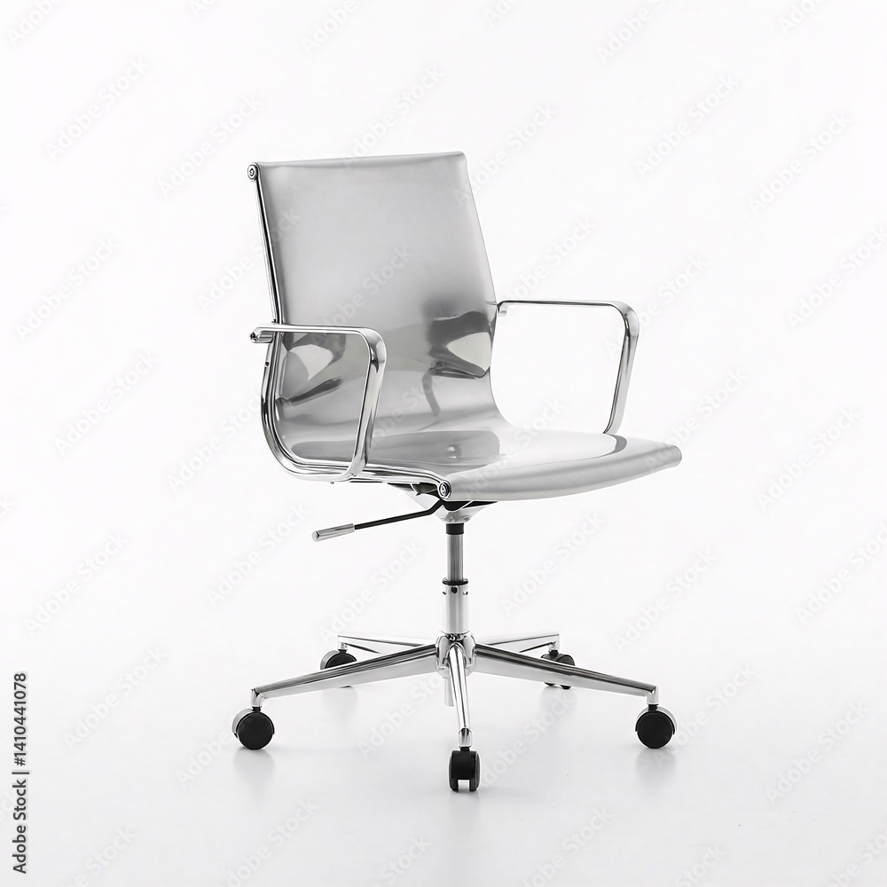 Modern office chair isolated on white background. 3d render image. Modern office chair isolated on white background. 3d render image.