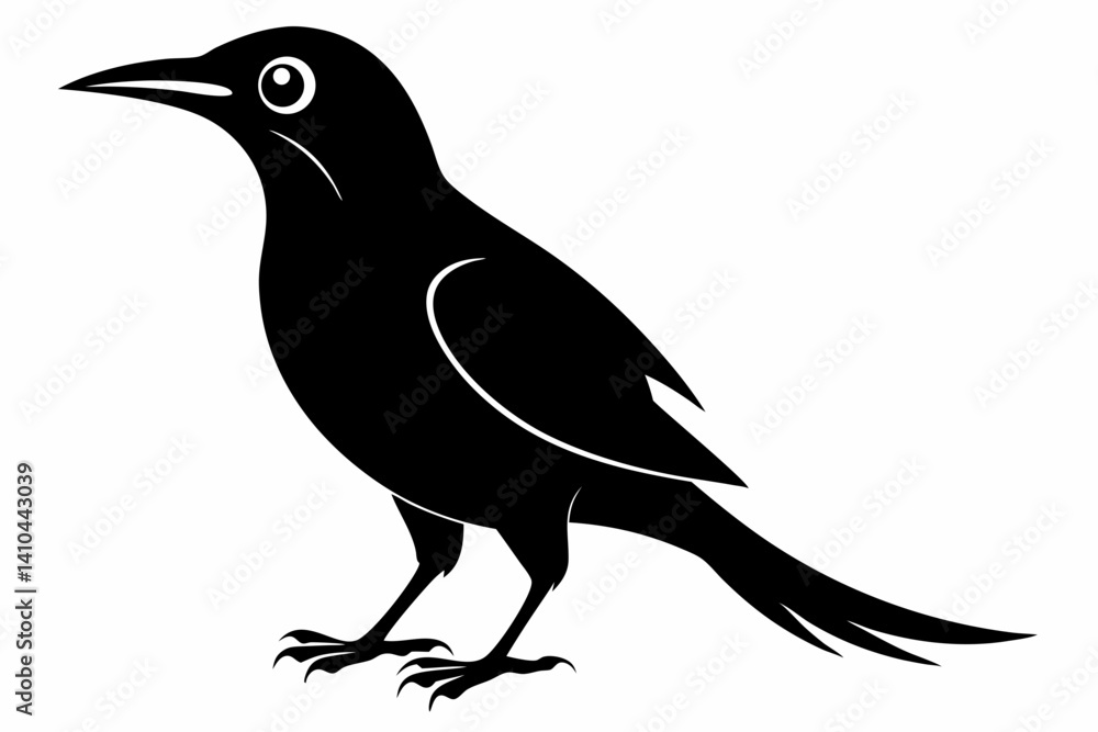 Obraz premium wallcreeper sihouette black vector