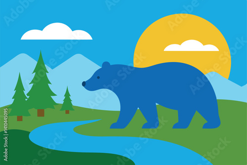 bear in the woods