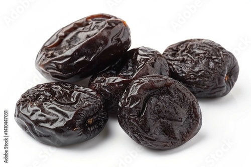 Wallpaper Mural Dry Prunes Isolated on White Background
 Torontodigital.ca