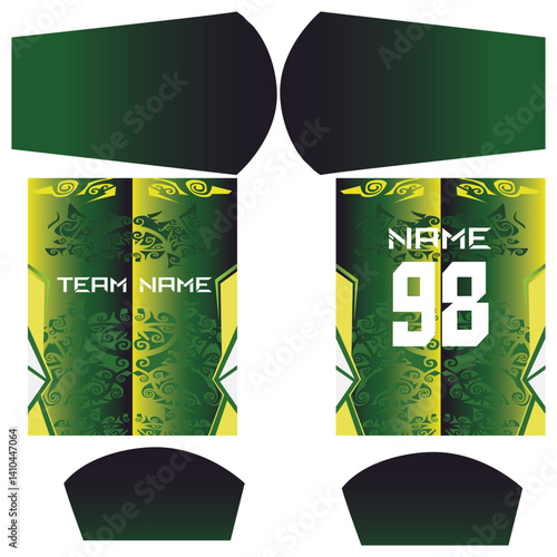 full sleeve jersey design template for all sports