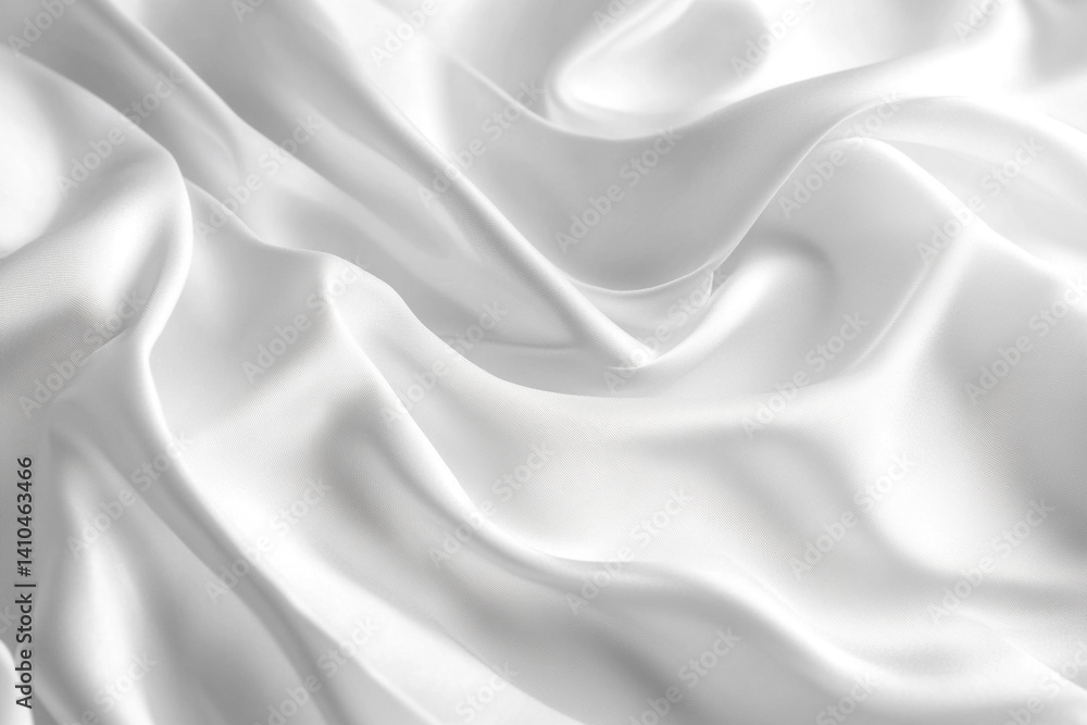 Elegant folds of pristine white silk, a whisper of luxury and grace in soft, diffused light. Elegant folds of pristine white silk, a whisper of luxury and grace in soft, diffused light.