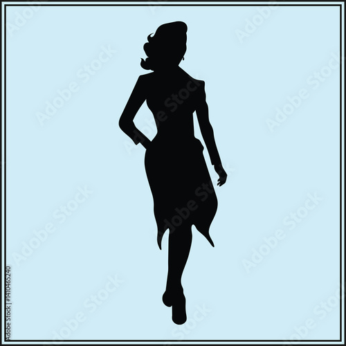 Fashion Icon Silhouette, Trendy Persona