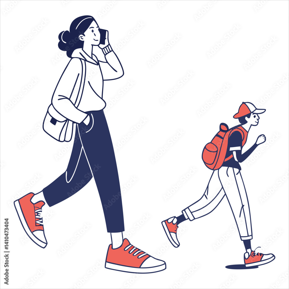 Obraz premium Flat vector design