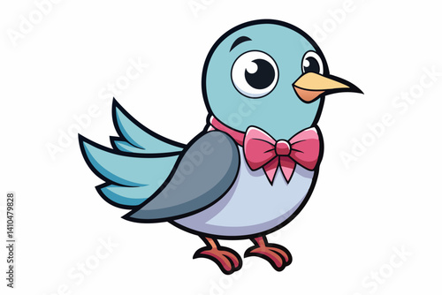 Adorable and charming cute animal vector illustration perfect for children’s designs, nursery decor, storybooks, educational materials, kids' clothing, and digital content. This high-quality, cartoon-