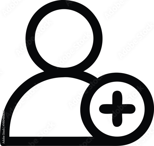 Add New User Profile Icon