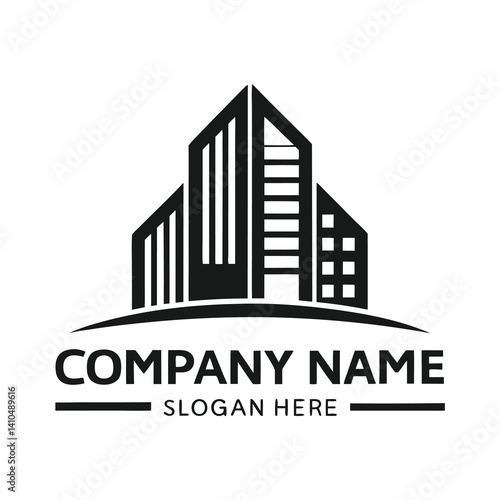Modern building logo design