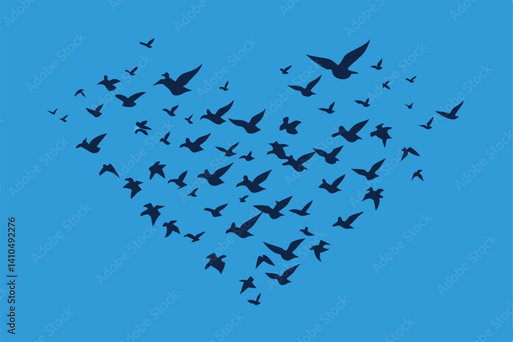 Obraz premium birds in flight