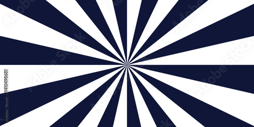Comic design element with Vortex starburst spiral twirl strips. seamless retro vintage burst sunrise sunbeam element. Pop art dark blue comic background with sun burst abstract ray burst brochure