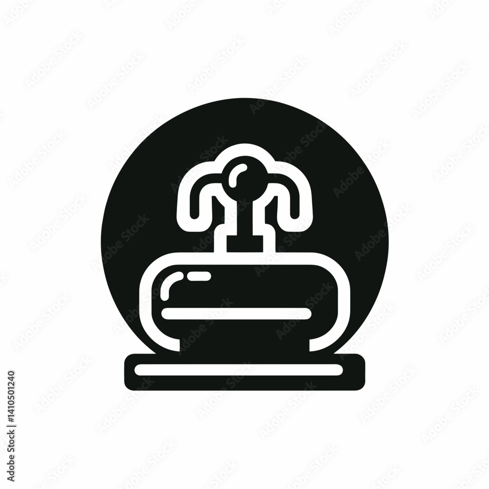 Shower Soap Dish Silhouettes in black on a white background Shower Soap Dish Silhouettes in black on a white background