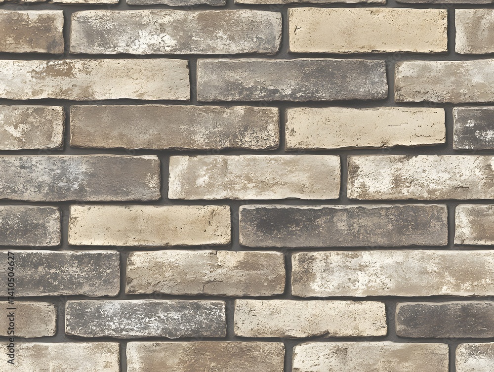 Obraz premium Multicolored Brick Wall Seamless Texture Background