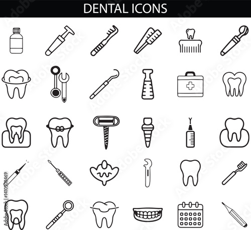 Dental Icons and Tools