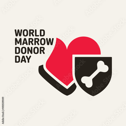 Vector illustration World Marrow Donor Day. Ideal for awareness campaigns, health support visuals, and designs promoting bone marrow donation and global donor recognition.