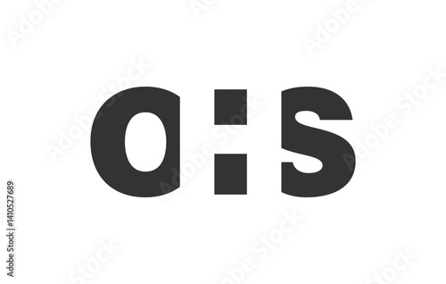 OHS logo design. Initial letter O H S bold font style for tech startups, consulting, corporate branding. Creative company name, headlines typography identity, trendy logotype.