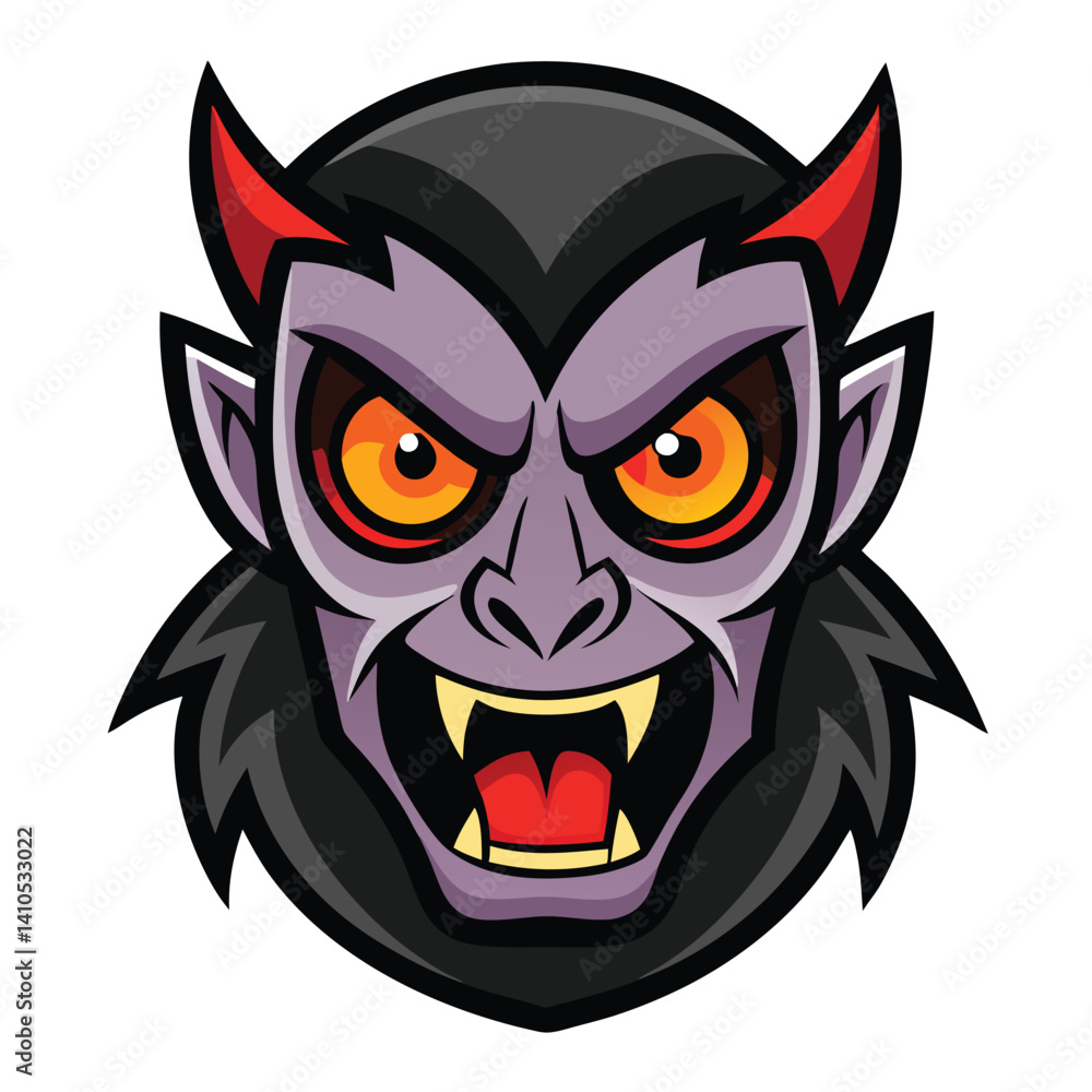 Fototapeta premium Halloween masks isolated on white