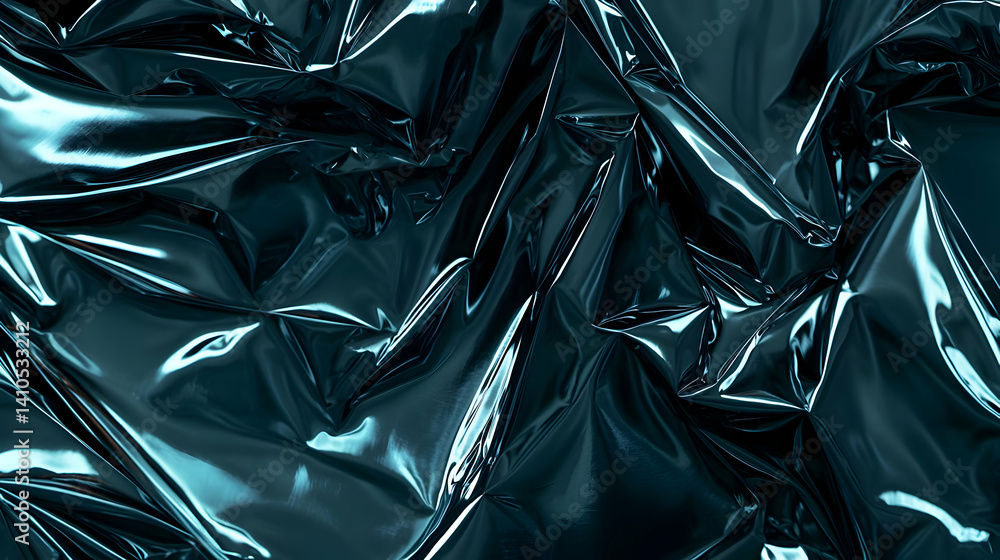 Dark Teal Draped Fabric Texture Background Dark Teal Draped Fabric Texture Background