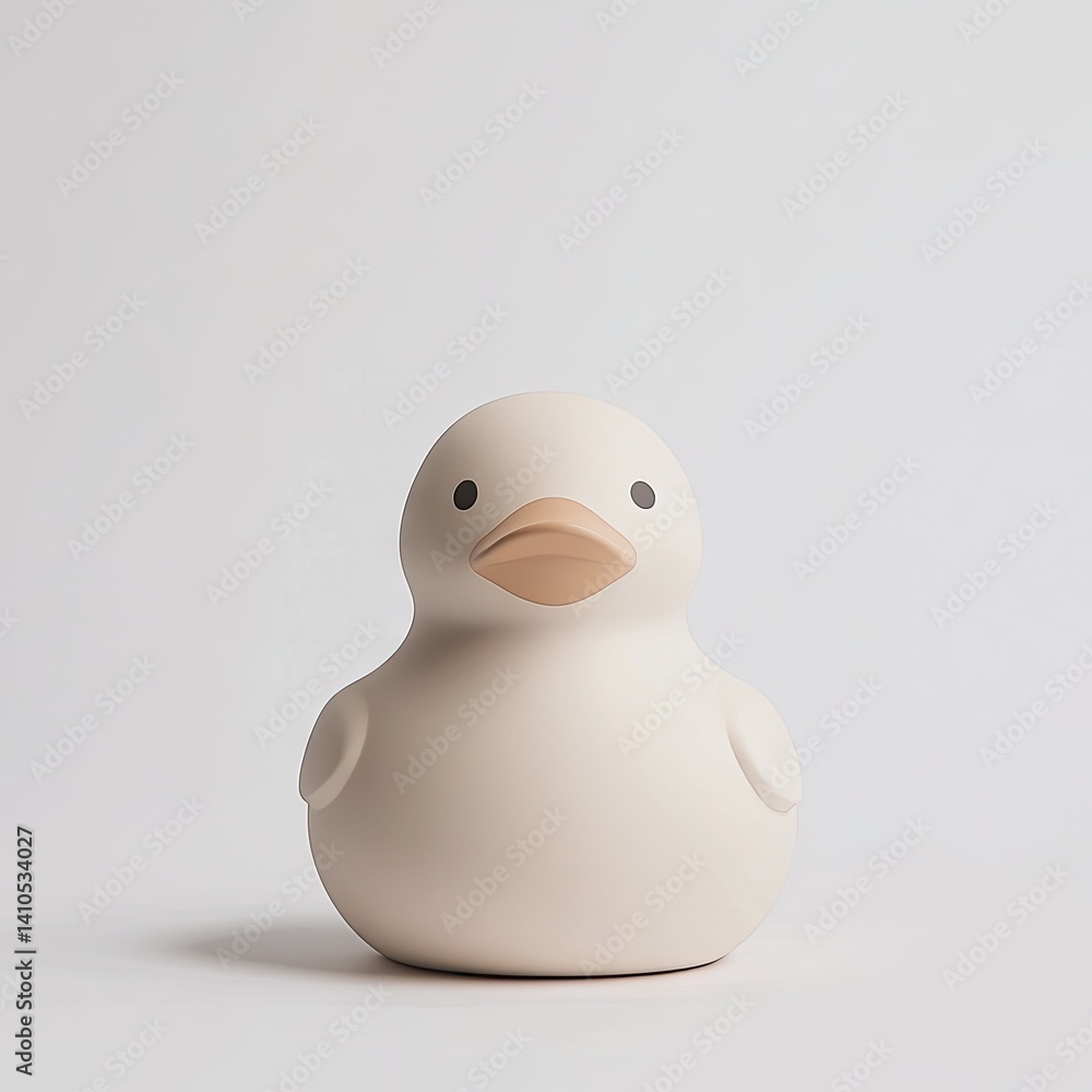 Off-white rubber duck bath toy Off-white rubber duck bath toy