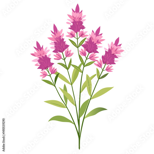  Charming Meadow Blazing Star Floral Artwork