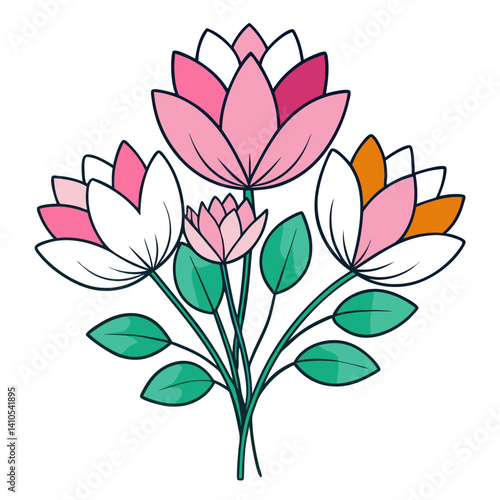  Lovely Nymphaea Flowers Bouquet