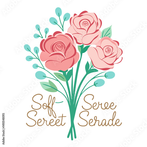  Artful Soft Serenade Floral Composition