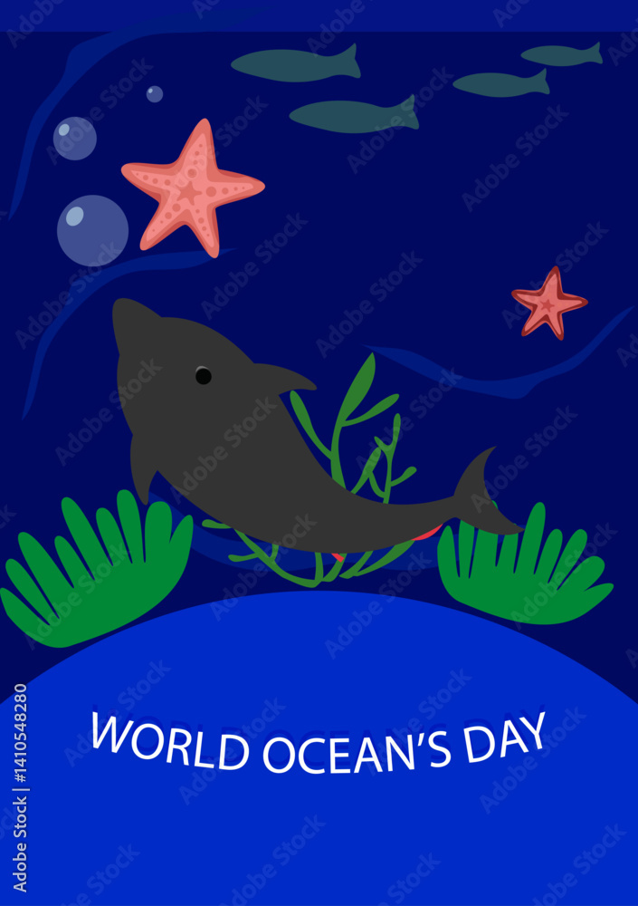 Obraz premium World ocean day