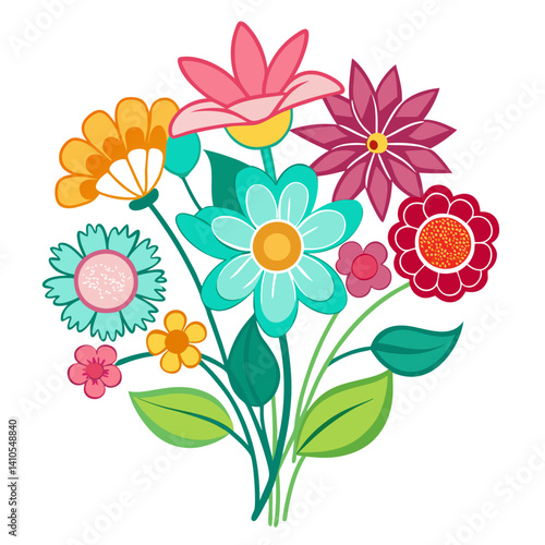  Colorful Summer Floral Bouquet for Events