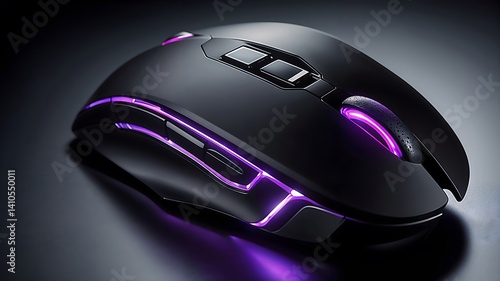 black computer mouse