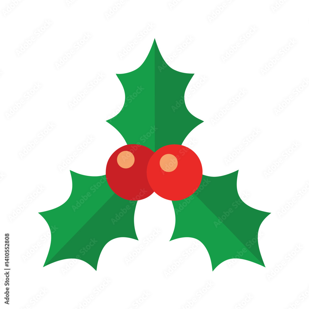 Holiday Decoration Holly Vector Art Holiday Decoration Holly Vector Art