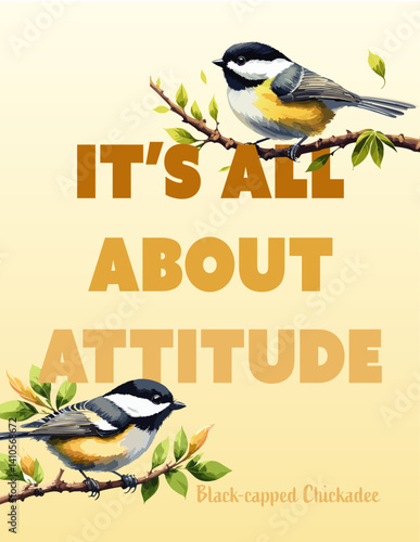 Chickadee Motivational Poster