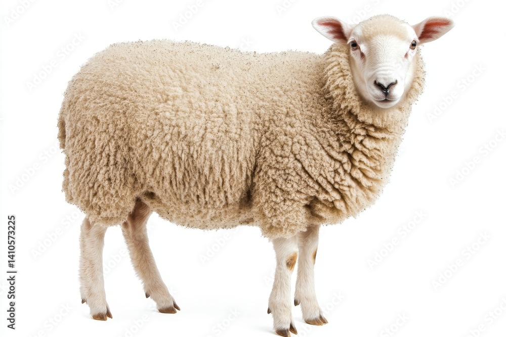 sheep isolated on white sheep isolated on white