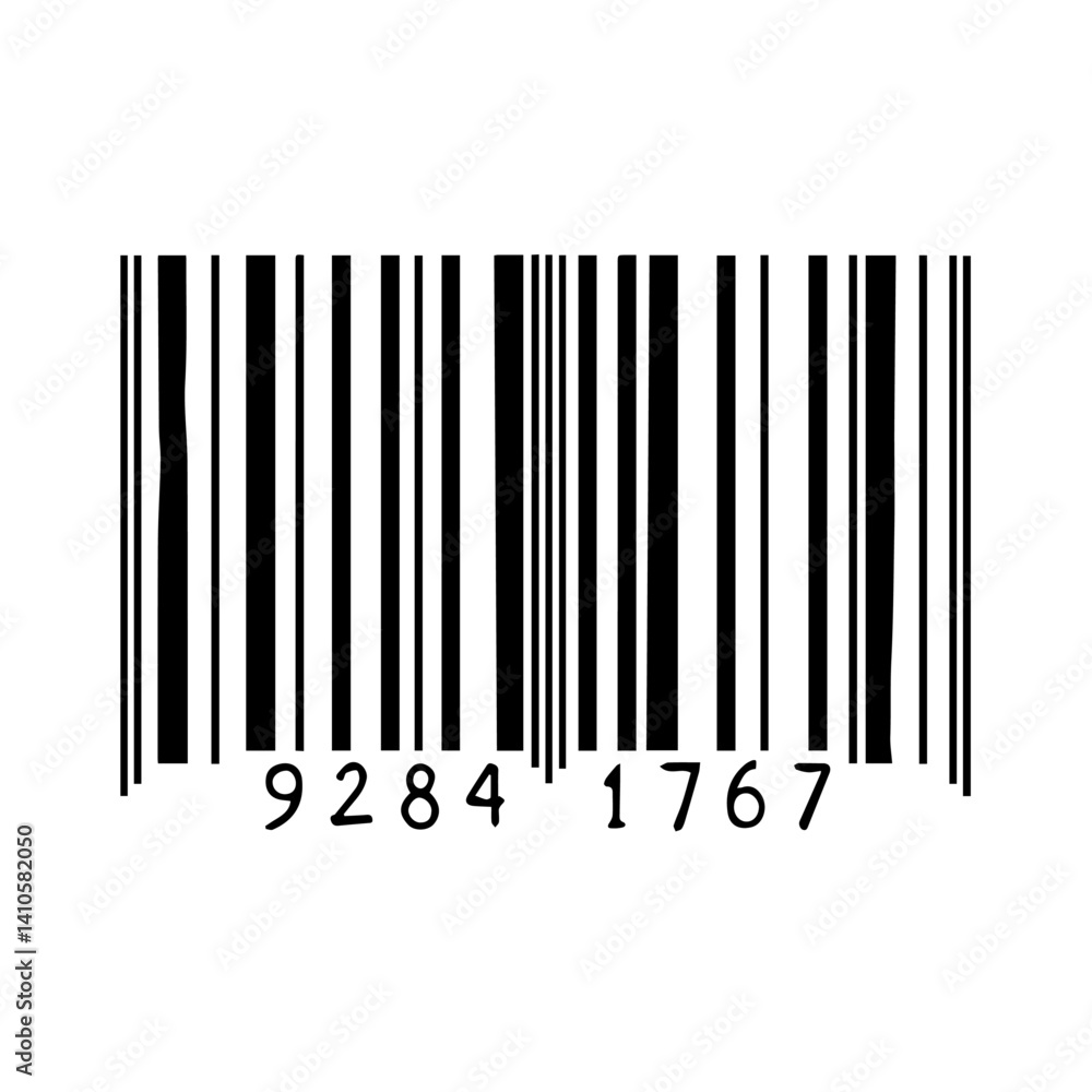 Barcode Design on White Background for Retail, Inventory Management, E-commerce, and Product Packaging Concepts Barcode Design on White Background for Retail, Inventory Management, E-commerce, and Product Packaging Concepts