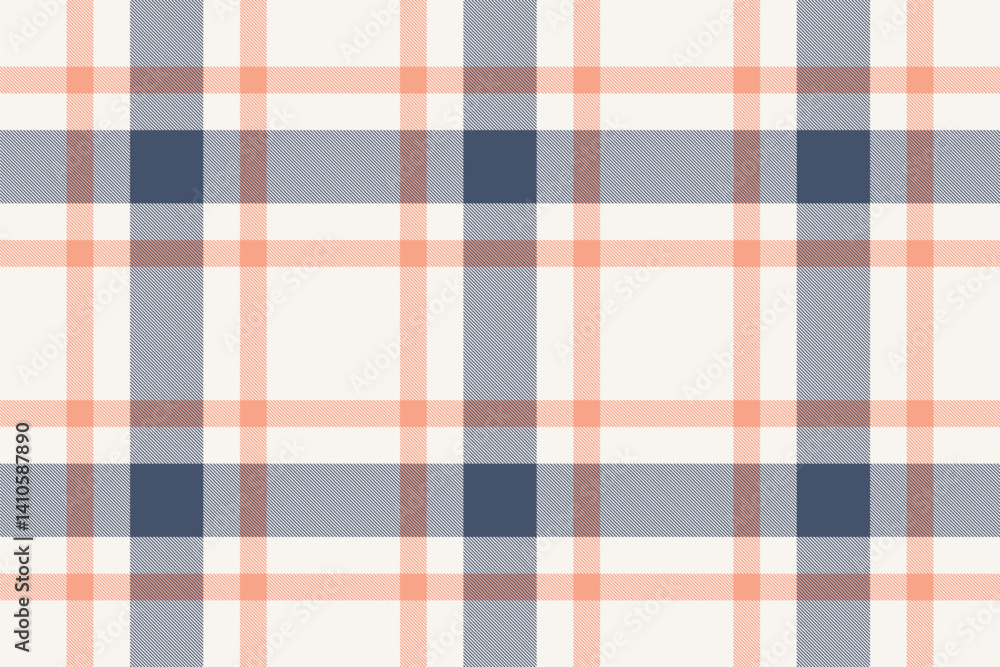 Elegant peach and blue plaid pattern. Perfect for textile design, website backgrounds, or crafting projects. Elegant peach and blue plaid pattern. Perfect for textile design, website backgrounds, or crafting projects.