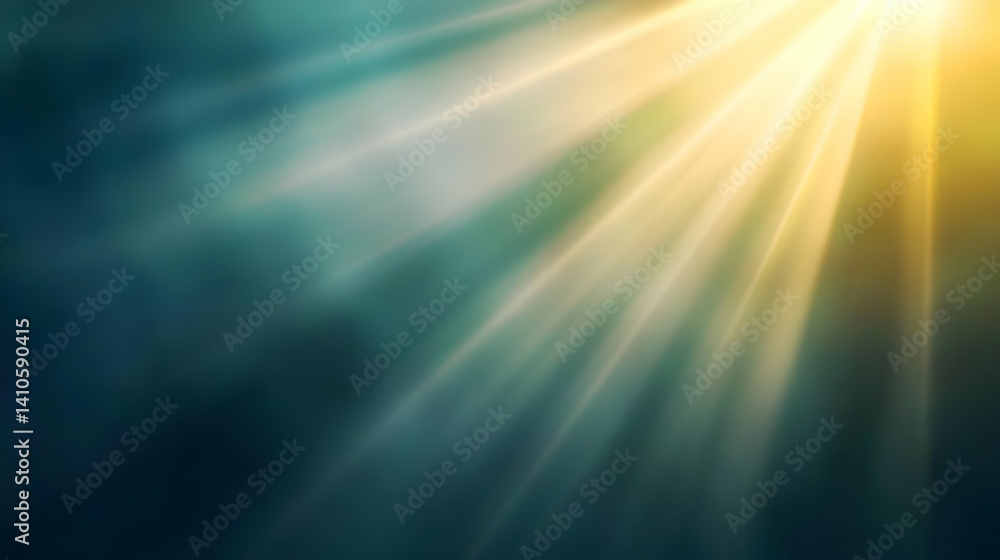 Abstract Sunlight Rays On Dark Background Abstract Sunlight Rays On Dark Background
