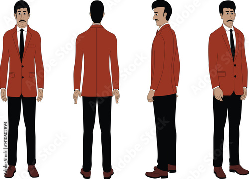 Indian man cartoon character. moral stories for the best cartoon character.