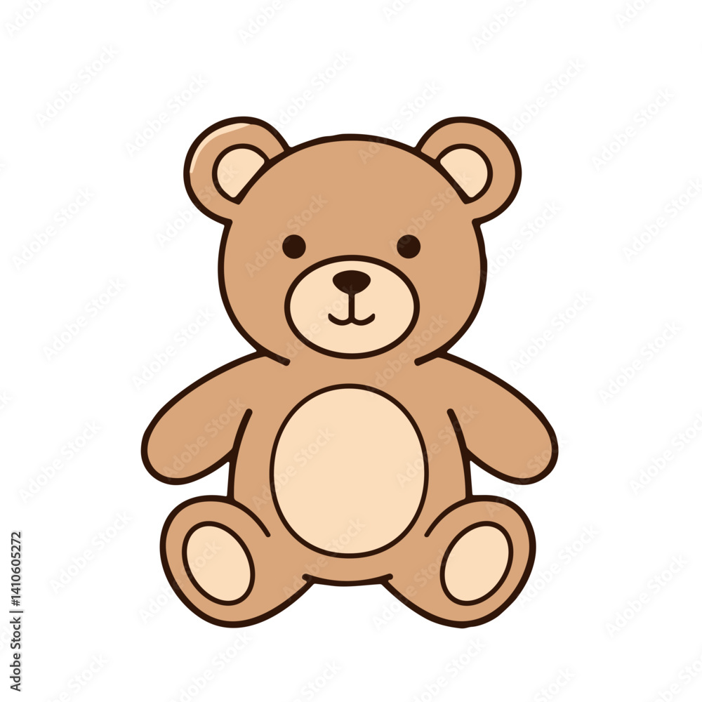 Cartoon teddy bear icon for kids’ games, toy stores, or educational apps. Perfect for illustrating toys, comfort, or childhood themes in a soft and friendly style. Cartoon teddy bear icon for kids’ games, toy stores, or educational apps. Perfect for illustrating toys, comfort, or childhood themes in a soft and friendly style.