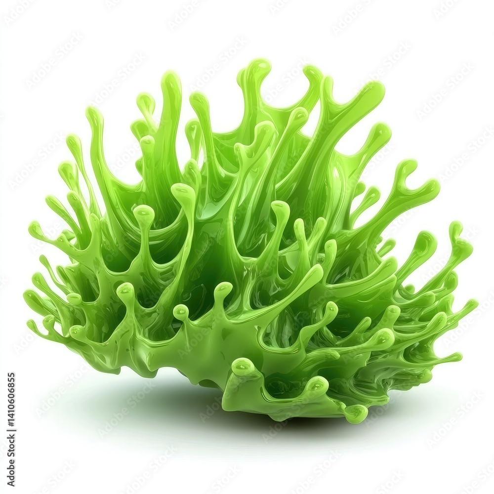 Vibrant lime green liquid splash, a dynamic abstract form. Vibrant lime green liquid splash, a dynamic abstract form.