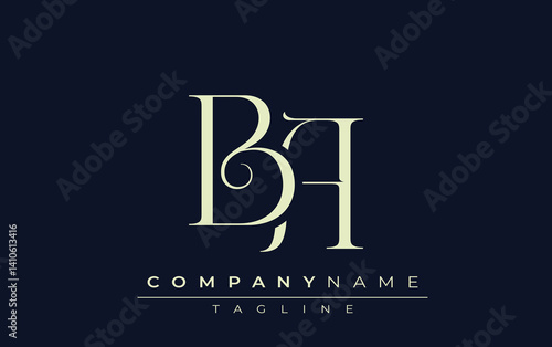 BA abstract Logo. Elegantly Designed Minimalist Monogram Logo with Stylish Lettering. Sophisticated and sleek minimalist monogram showcasing unique lettering design.