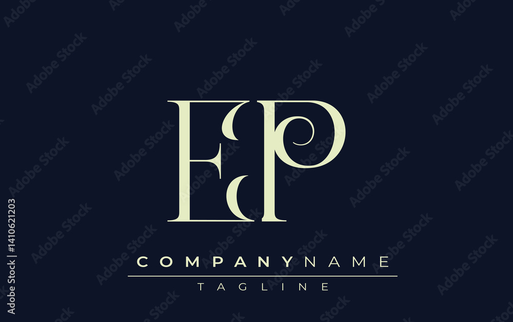 EP abstract Logo. Elegantly Designed Minimalist Monogram Logo with Stylish Lettering. Sophisticated and sleek minimalist monogram showcasing unique lettering design. EP abstract Logo. Elegantly Designed Minimalist Monogram Logo with Stylish Lettering. Sophisticated and sleek minimalist monogram showcasing unique lettering design.