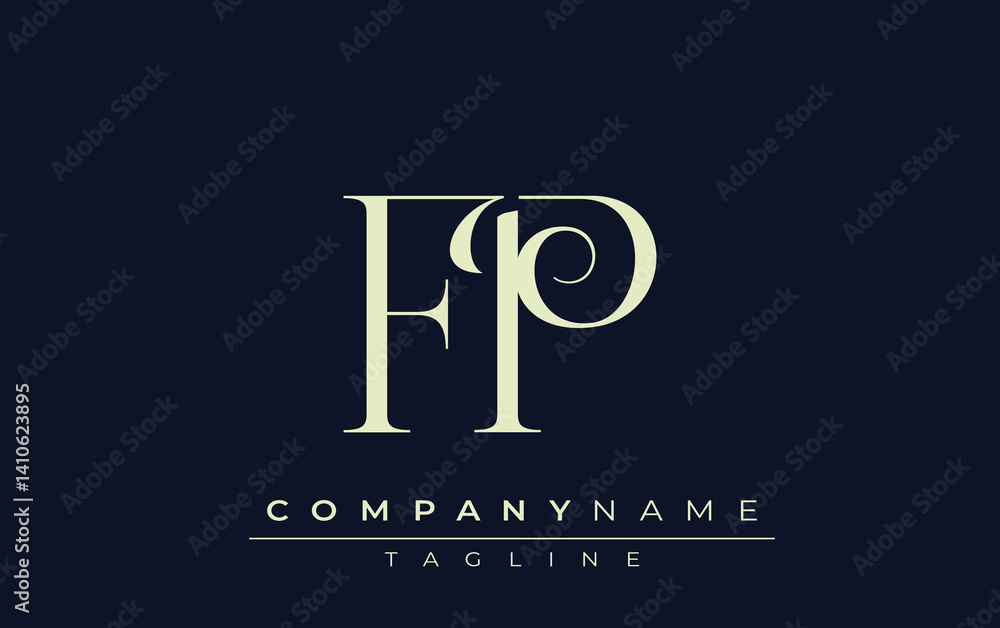 FP abstract Logo. Elegantly Designed Minimalist Monogram Logo with Stylish Lettering. Sophisticated and sleek minimalist monogram showcasing unique lettering design. FP abstract Logo. Elegantly Designed Minimalist Monogram Logo with Stylish Lettering. Sophisticated and sleek minimalist monogram showcasing unique lettering design.